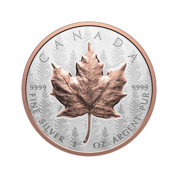 2025 $20 Silver Maple Leaf (SML) 1oz Fine Silver Coin Ultra High Relief