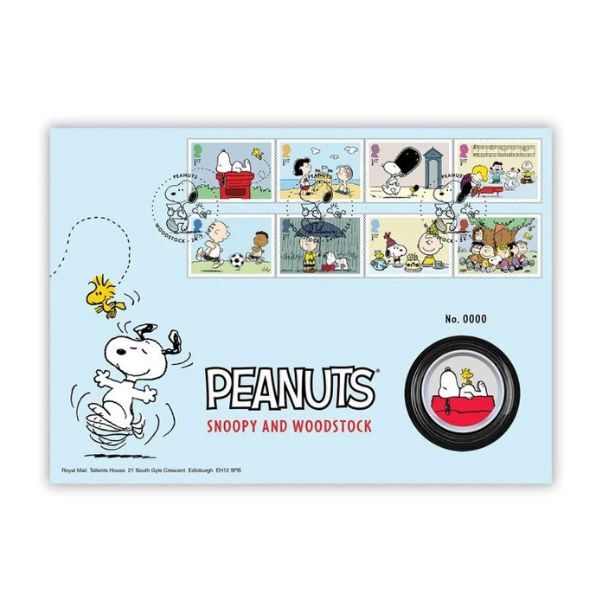 2025 Peanuts Snoopy and Woodstock Medal Cover
