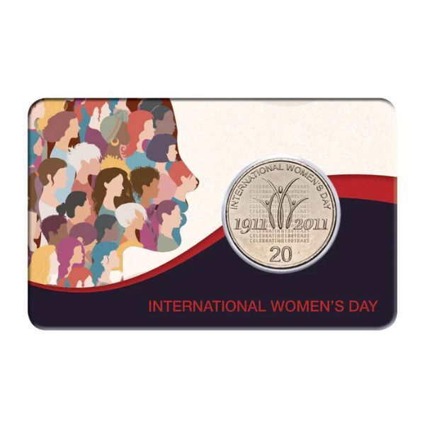2011 20c  Australia International Women's Day Cupro-Nickel Uncirculated  Coin Pack