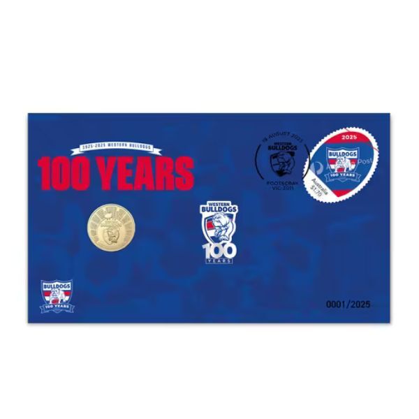 2025 $1 100 Years of Bulldogs Football Club Pin PNC