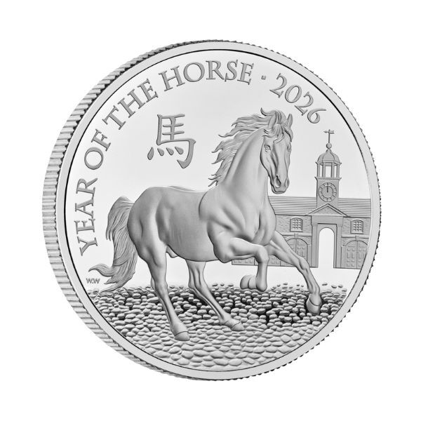 2026 £2 Lunar Year of the Horse 1oz Silver Proof Coin