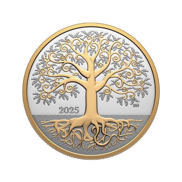  2025 $10 Tree of Life 1/2 Oz Fine  Silver Proof Coin 