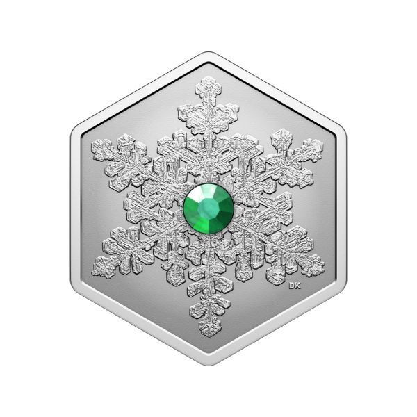 2025 $20  Snowflake 1 Oz Fine Silver Coin 
