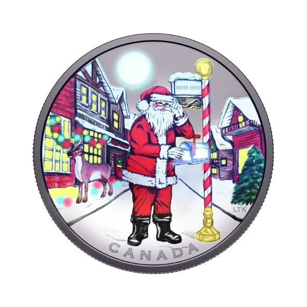 2025 $20 Dear Santa 1 Oz Fine Silver Proof Coin