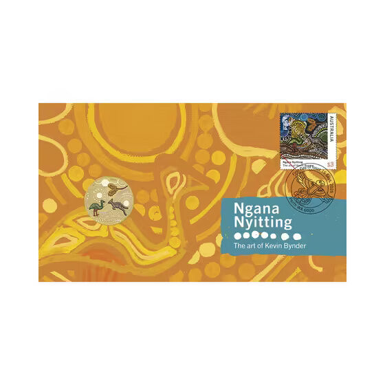 2025 $1 Ngana Nyitting Green Emu PNC - The Art of  Kevin Bynder