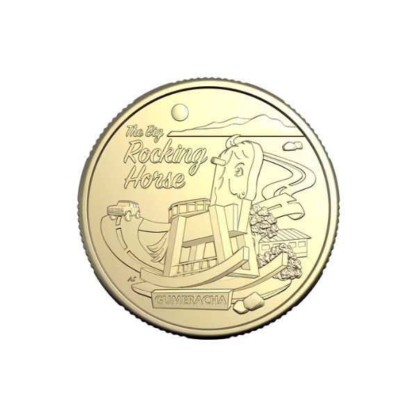  2025 $1The Big Rocking Horse – Aussie Big 2 Things Coin In Card