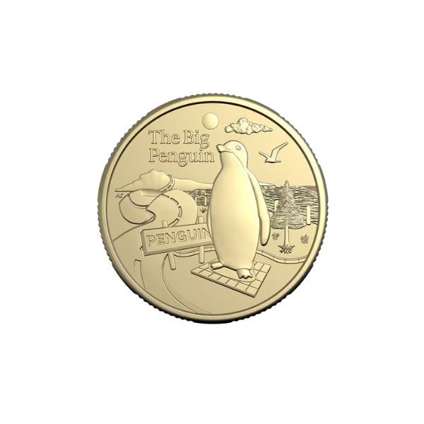 2025 $1 The Big Penguin - Aussie 2 Big Things Coin In Card 