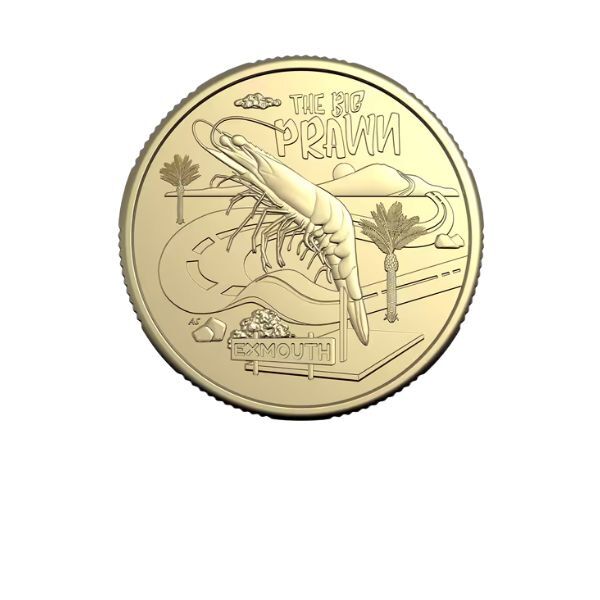 2025 $1The Big Prawn Coin In Card - Aussie 2 Big Things