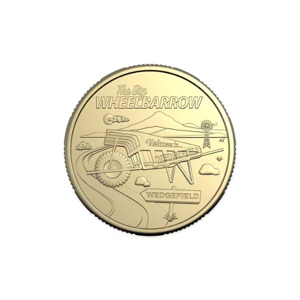 2025 $1 The Big Wheelbarrow - Aussie Big Things 2 Coin In Card