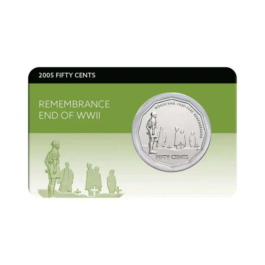 2005 50c End Of WWII Remembrance Coin Pack