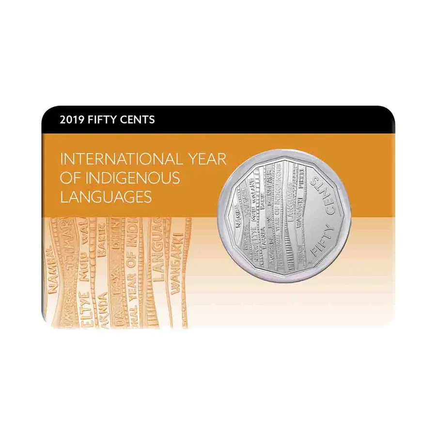 2019 50c International Year of Indigenous Languages Cupro-Nickel Uncirculated Coin Pack