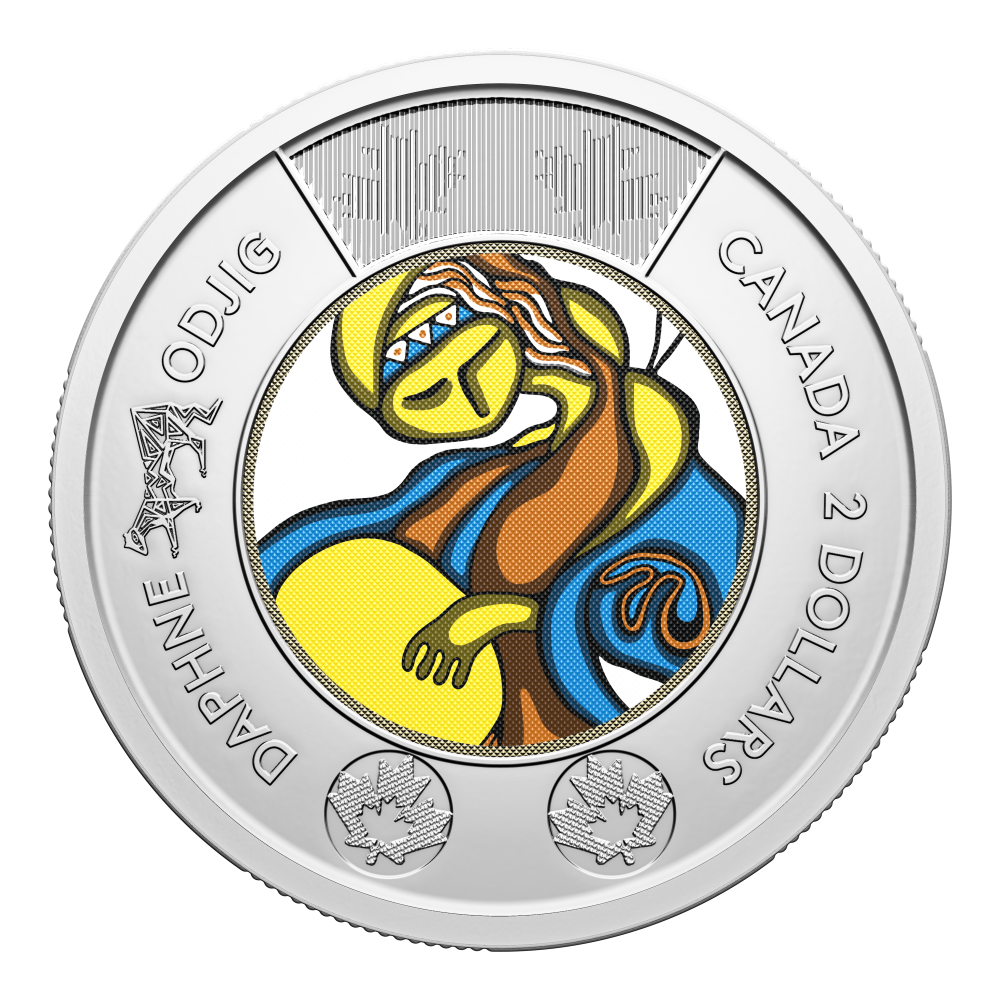 2025 $2 Celebrating the Life and Art of Daphne Odjig Commemorative Collector Two Coin Set
