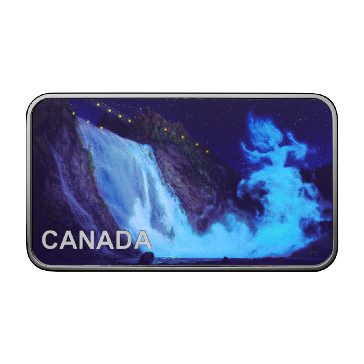 2025 $20 Haunted canada : Lady in weight -1.1 Oz Fine Silver Coin