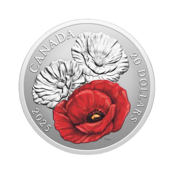 2025 $20 Remembrance Day - 1.1 Oz Fine Silver Coin