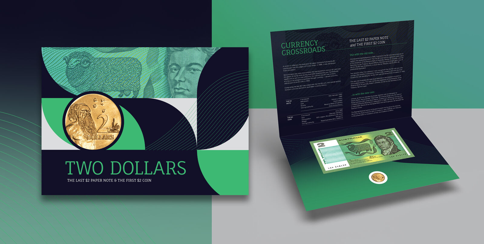 $2 FIRST COIN & LAST NOTE PACK 