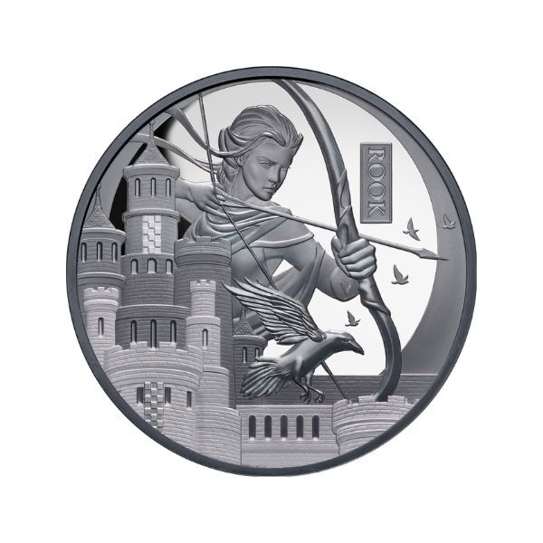 2026 $1 Chess Rook 1 Oz Silver Proof Coin