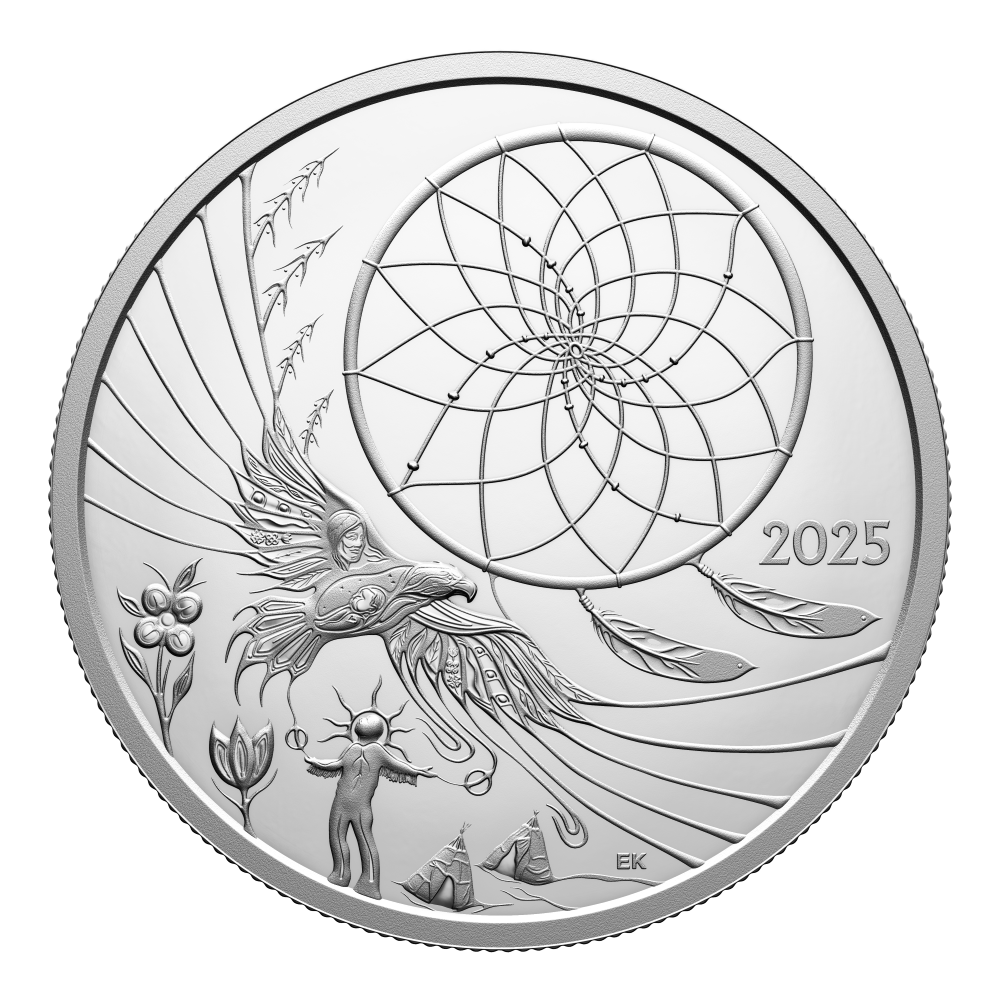 2025 $20 Legend of the Dreamcatcher 1 Oz Fine Silver Coin 