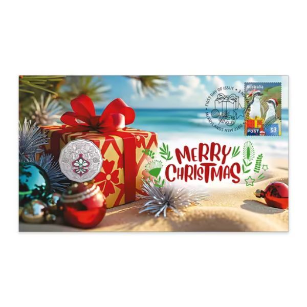 2025 Christmas 50c Festive Florals PNC