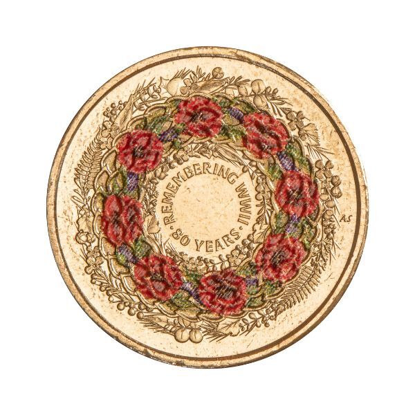 2025 $2 Poppy Wreath - 80 Years On Remembering the Second World War Premium Uncirculated Coin Roll