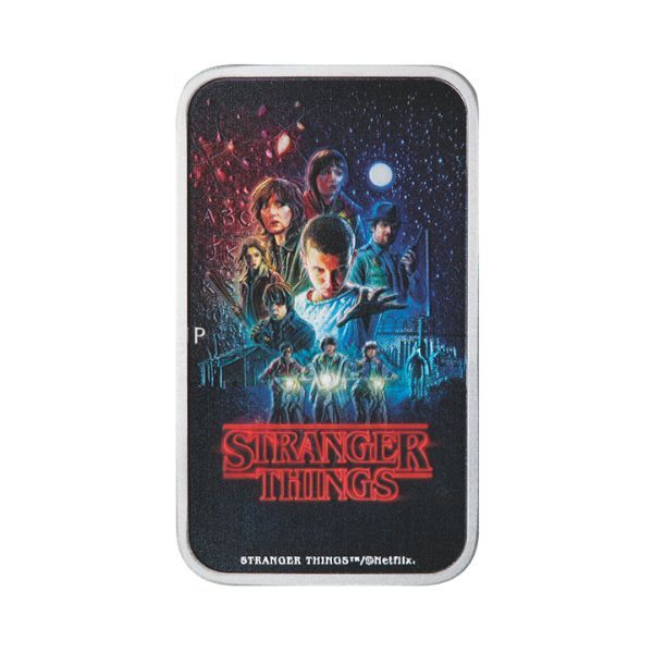 2026 $1 Stranger Things - Season 1 1 Oz Silver Coloured Rectangular Coin