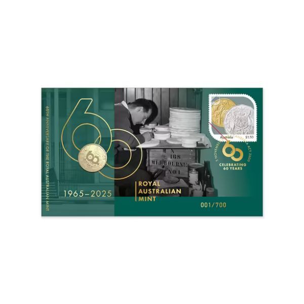 2025 60th Anniversary of The Royal Australian Mint Limited Edition PNC