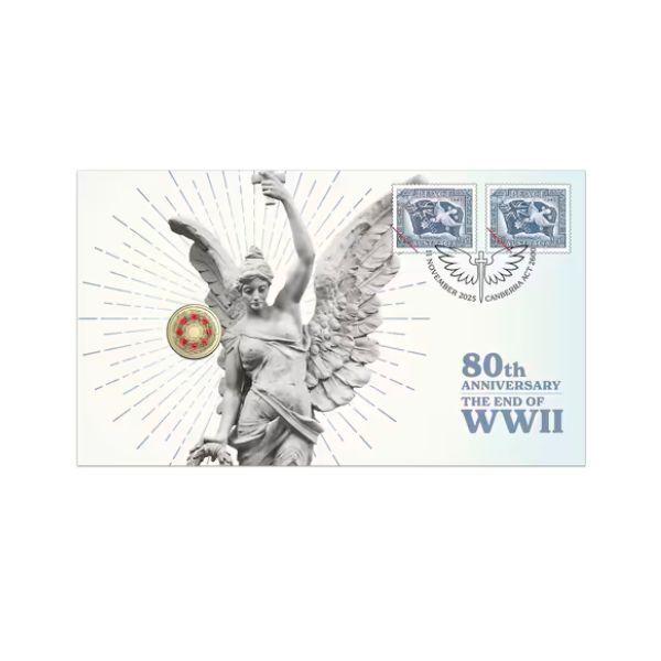 2025 $2 Poppy Wreath Remembrance Day - 80th Anniversary Of WWII PNC