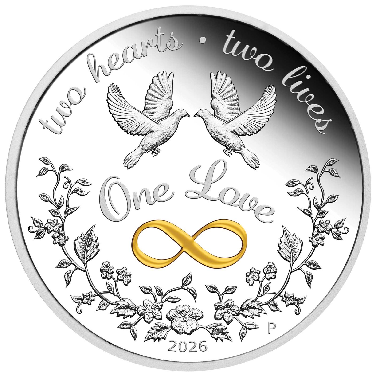 2026 $1 One Love 1 Oz Silver Proof Coloured Coin