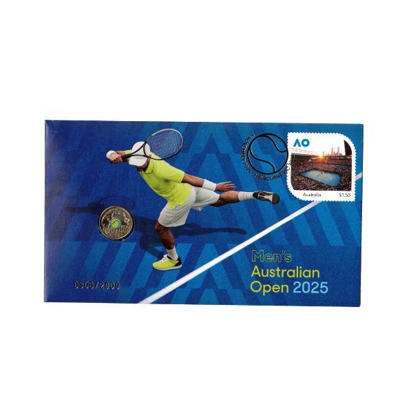 2025 $2 Australian Open Women’s Yellow Tennis Ball Limited Edition PNC