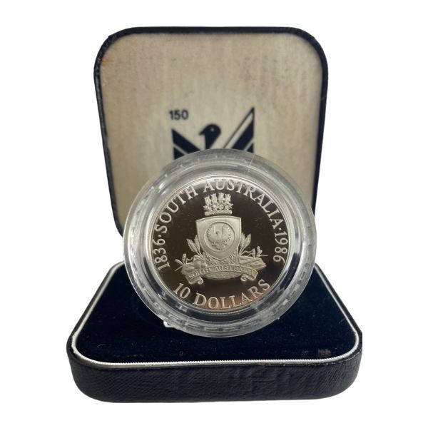 1986 $10 South Australia - State Series Silver Proof Coin