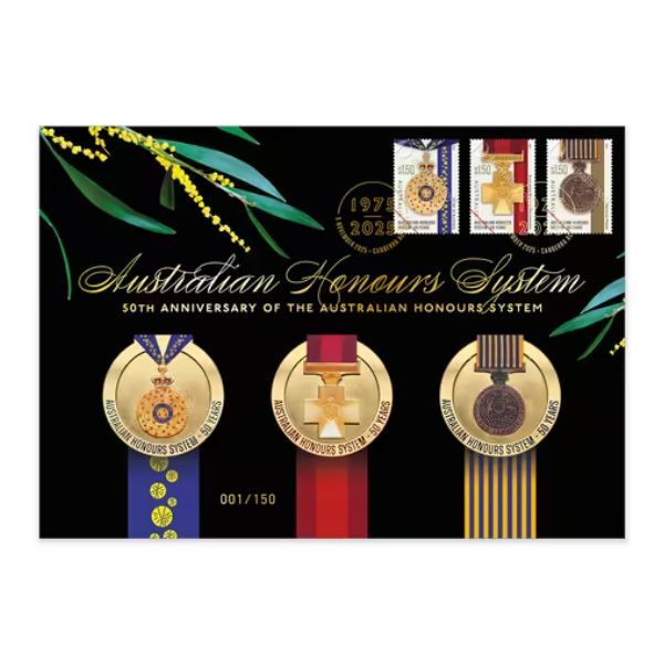 1975-2025 Australian Bravery Decorations 50th Anniversary of Australian Honours System PMC