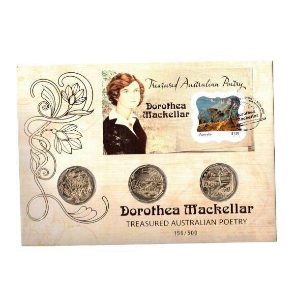 2025 Dorothea Mackellar Limited Edition 3 x RAM 50c PNC