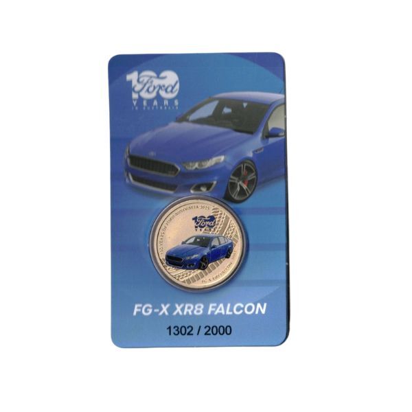 2025 FG-X XR8 Ford 100 Years in Australia Falcon Uncirculated Coin in Card