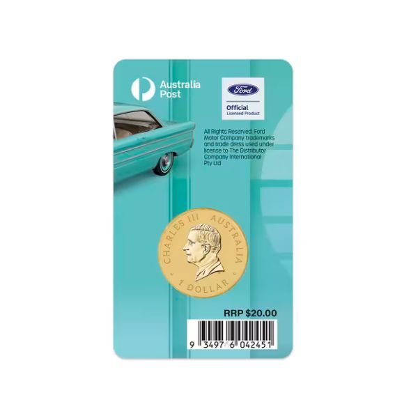 2025 XP Falcon Ford 100 Years in Australia Falcon Uncirculated Coin in Card