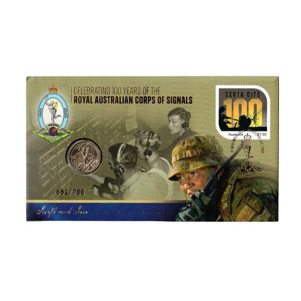 2025 $1 Centenary of Royal Australian Corp of Signals Limited Edition PNC