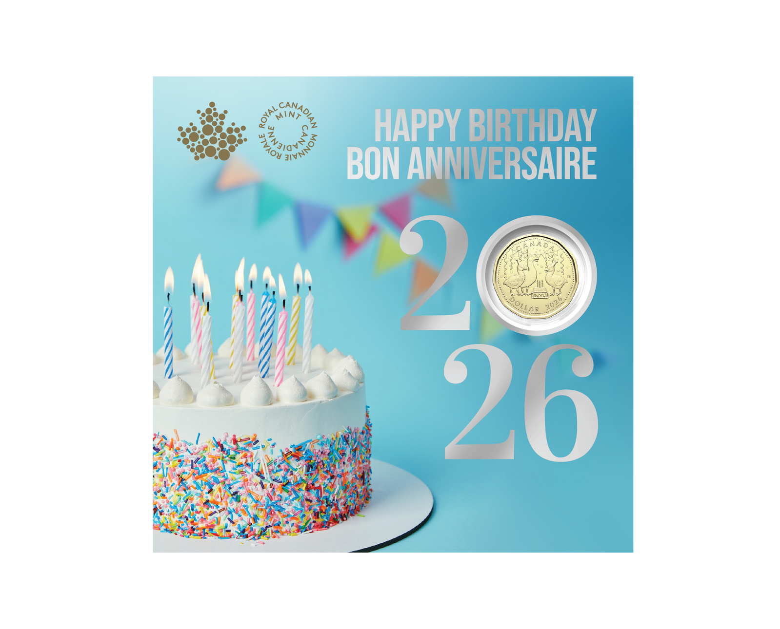 2026 Happy Birthday Canada 5 Coin Uncirculated Gift Set