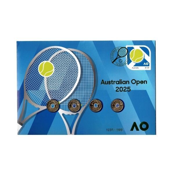 2025 Australian Open Men's & Womens Four Coin Limited Edition PNC