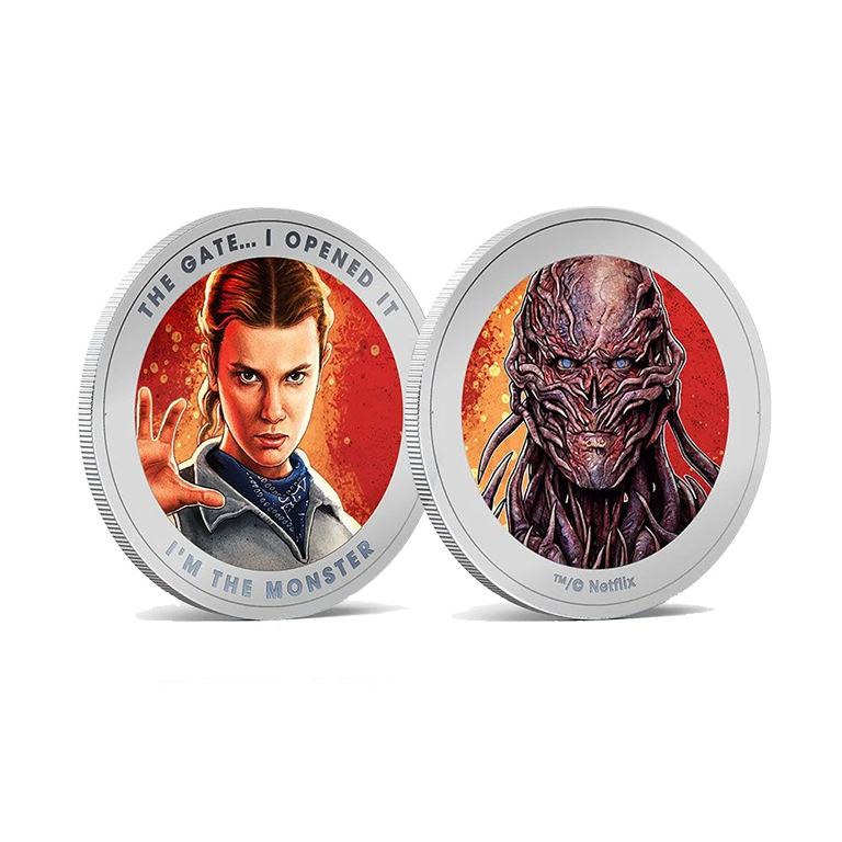 2026 Stranger Things Medallion Cover with Mini Sheet Style 2