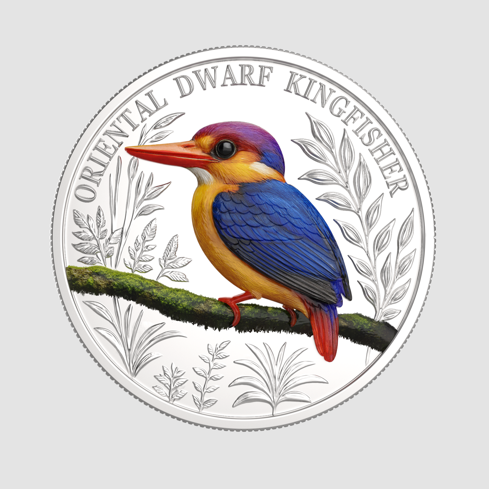 2025 $1 The Oriental Dwarf Kingfisher 1 Oz Silver Silver Proof Coin