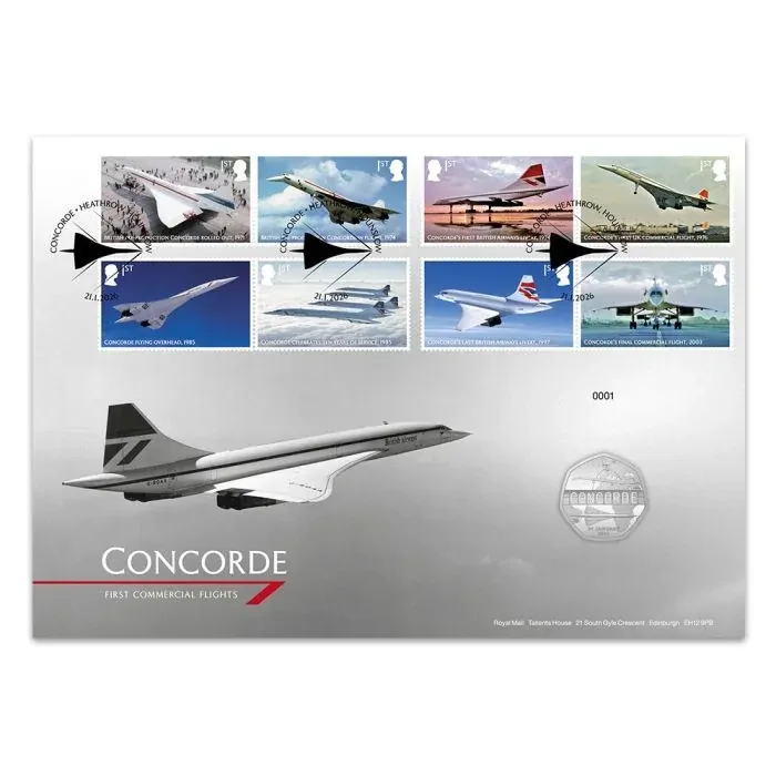 2025 50p Red Arrows Brilliant Uncirculated Coin Cover