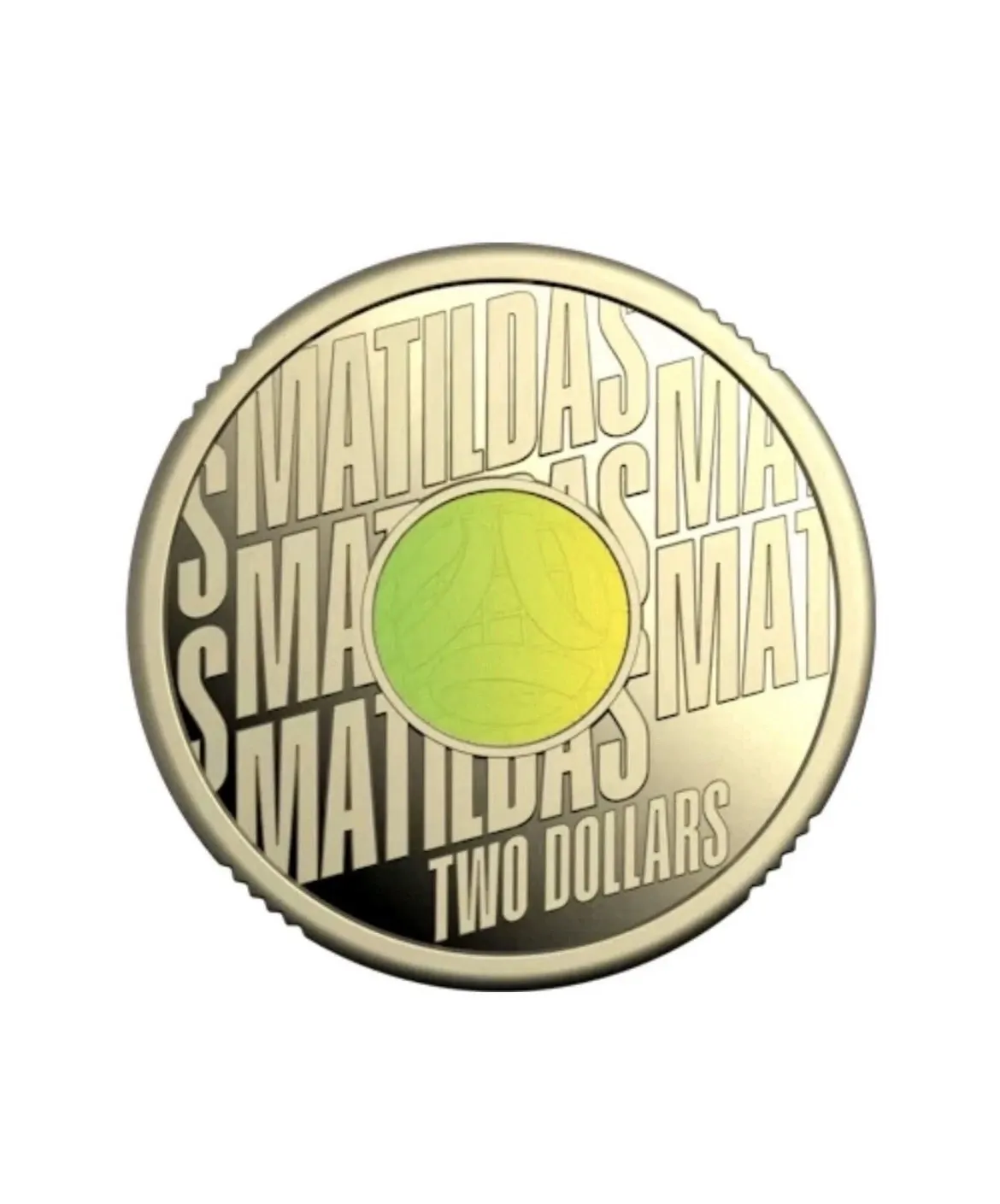 2026 $2 Matildas Coloured Proof Coin 