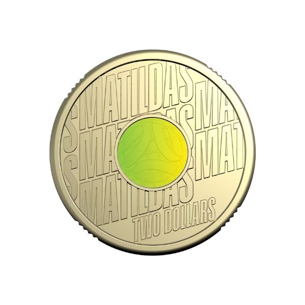 2026 $2 Matildas Coloured Uncirculated Coin