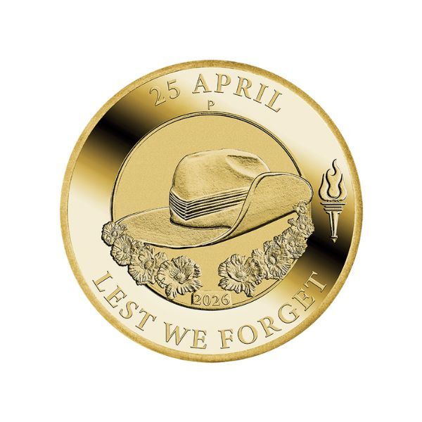 2026 ANZAC DAY $1 Uncirculated Coin in Card