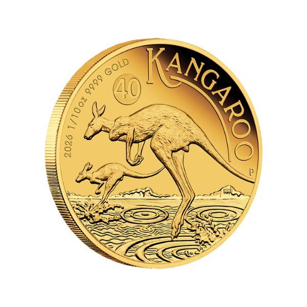 2026 Australian Kangaroo 1/10oz Gold Proof Coin