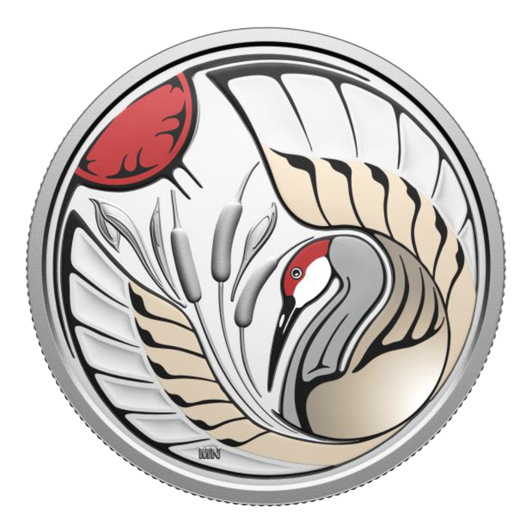 2026 $15  Sandhill Crane - Clan Animals 23.17g Fine Silver Coin 