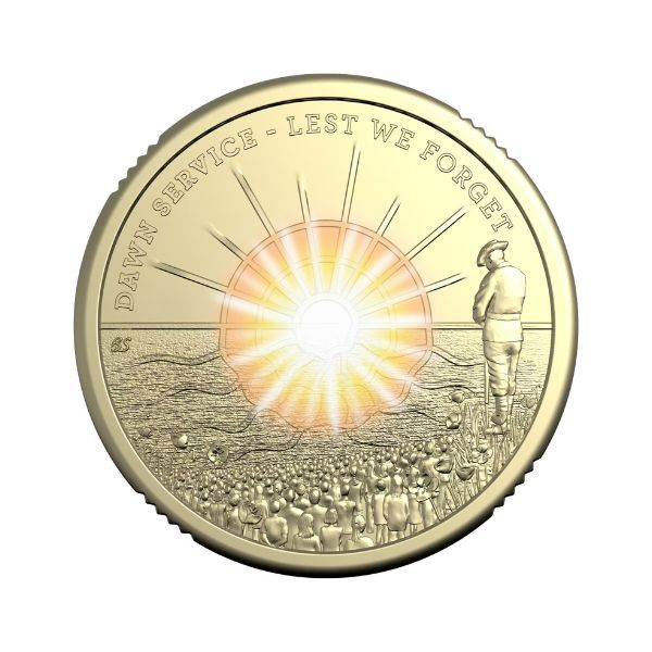 2026 $2 Dawn Service - ANZAC Day Premium Coloured 25-Coin Roll