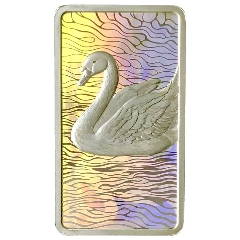 2026 Swan Guardian Of Grace - Wings Of Wonder 1 Oz .999 Silver Minted Bar