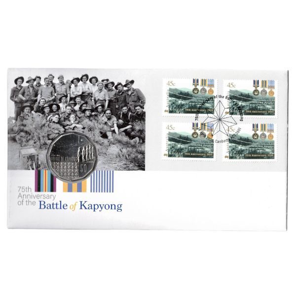 2026 50c Battle of Kapyong 75th Anniversary PNC