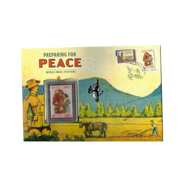 2026 ANZAC Day – Preparing for Peace Medallion and Pin Cover