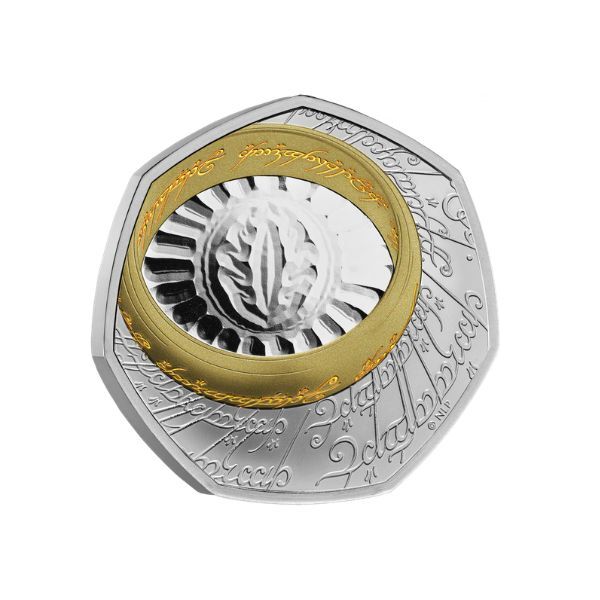 2026 50p The Lord of the Rings Silver Proof Colour Coin