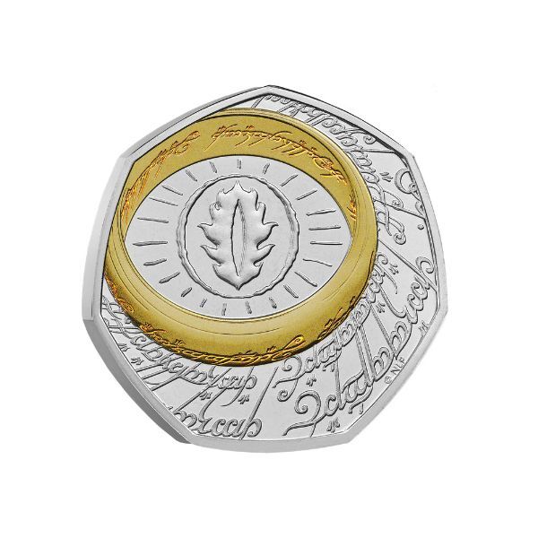 2026 50p The Lord of the Rings Brilliant Uncirculated Colour Coin